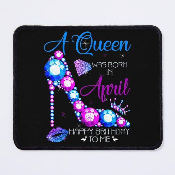 Item preview, Womens A Queen Was Born In April Happy Birthday To Me High Heel designed and sold by moonligh1996.