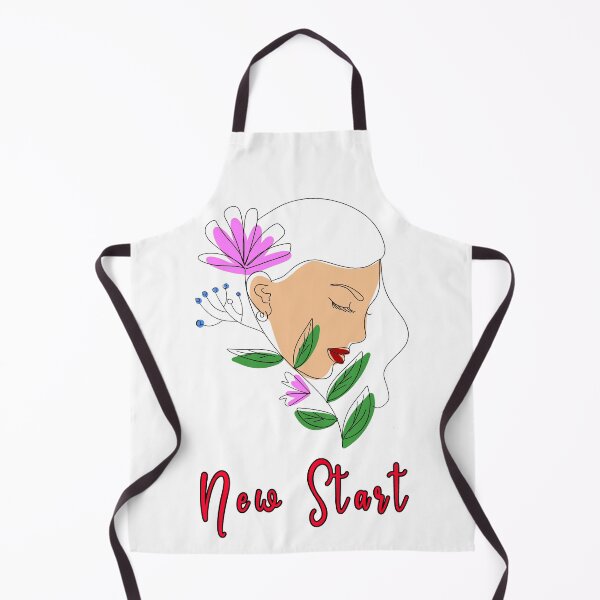 Item preview, New Start, Draw, One Line, With Roses and a Beautiful Girl's Face. designed and sold by ZEGO-Pixel.