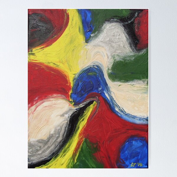 Artikelvorschau, "Exuberance" original abstract artwork by Laura Tozer entworfen und verkauft von Laura Tozer.
