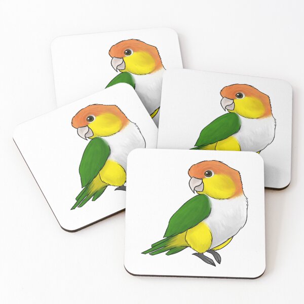Item preview, Caique Black-Legged Parrot designed and sold by Jennifer Stolzer.