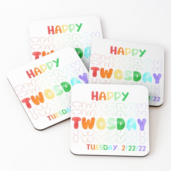 Aperçu de l'œuvre Meilleur Twosday Ever 2-2-2022 Tuesday - Idée cadeau Happy Twosday Tee Design pour les enseignants créée et vendue par Prince - Bestseller ★★★★★.