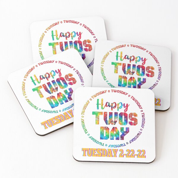 Aperçu de l'œuvre Meilleur Twosday Ever 2-2-2022 Tuesday - Idée cadeau Happy Twosday Tee Design pour les enseignants créée et vendue par Prince - Bestseller ★★★★★.