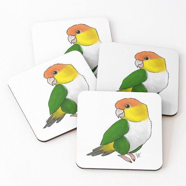 Item preview, Caique Green-Thighed Parrot designed and sold by Jennifer Stolzer.