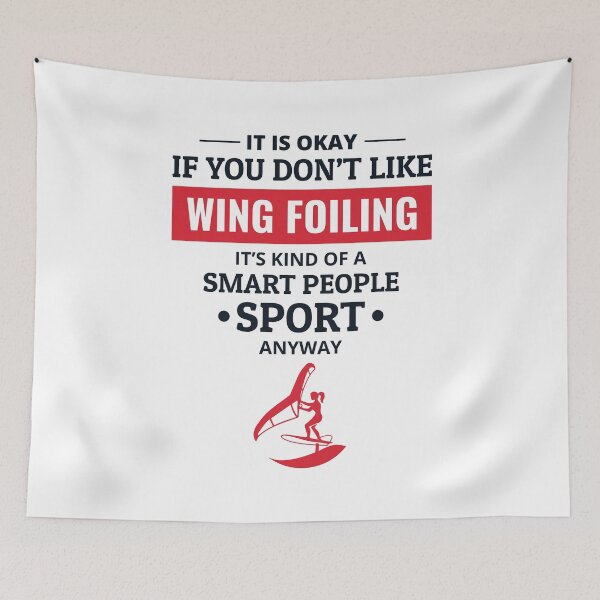 Item preview, Wing Foiling Hydrofoil Surfing Water Sports designed and sold by CuteDesigns1.