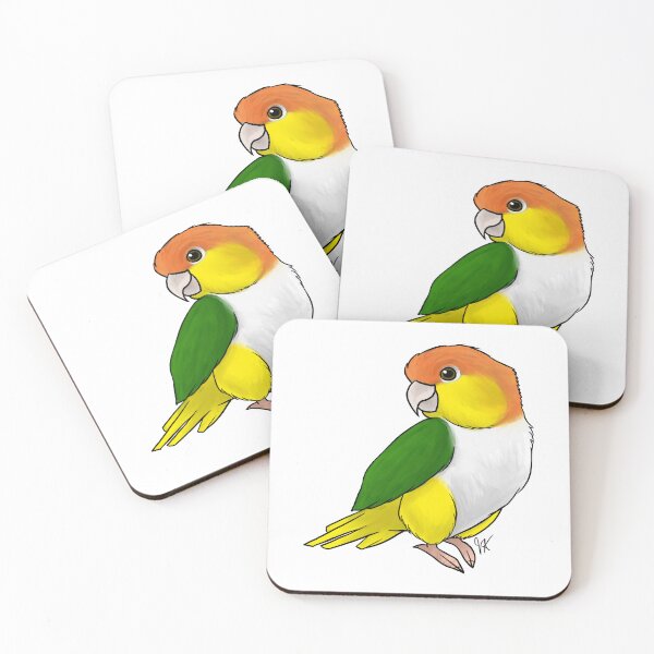 Item preview, Caique Yellow-Tailed Parrot designed and sold by Jennifer Stolzer.