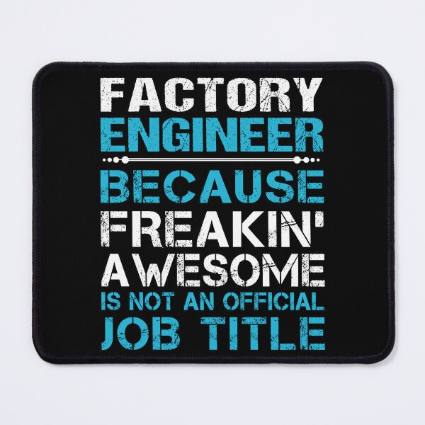 Item preview, Factory Engineer T Shirt - Freaking Awesome Job Gift Item Tee designed and sold by oetate4774.