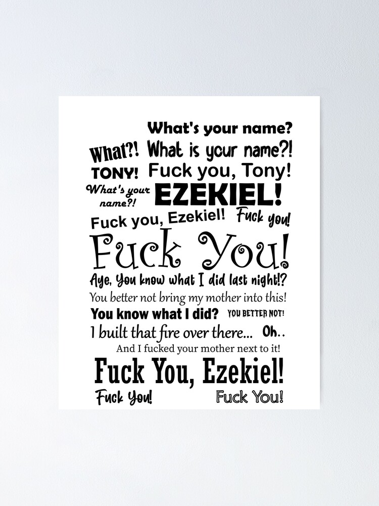 what-s-your-name-tony-and-ezekiel-poster-by-someoneme-redbubble