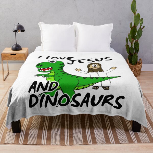 Item preview, I Love Jesus And Dinosaurs Church Humor designed and sold by doodlerob.