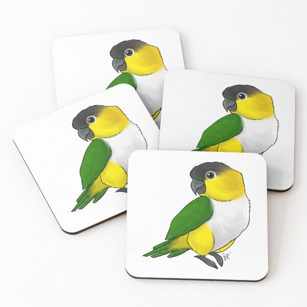 Item preview, Caique Black-Headed Parrot designed and sold by Jennifer Stolzer.