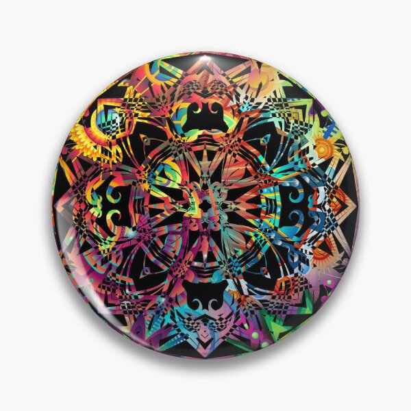 Item preview, Colorido Mandala Espiritual Geometría Sagrada Estrella Psicodélica designed and sold by TigsArts.