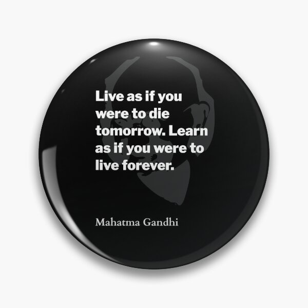 Item preview, Great words of Ghandi designed and sold by HumanQuoteLand.