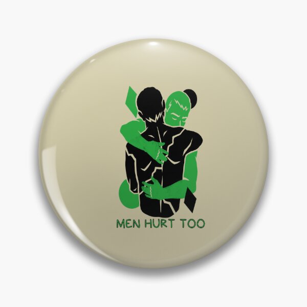 Item preview, MEN HURT TOO STICKER designed and sold by DiscoVibes.