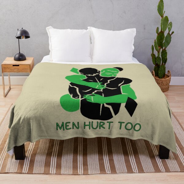 Item preview, MEN HURT TOO STICKER designed and sold by DiscoVibes.