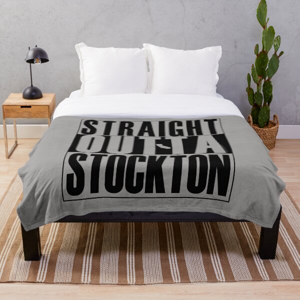 Item preview, Straight Outta Stockton California (black) by Merch Creation Studio designed and sold by MerchCStudio.