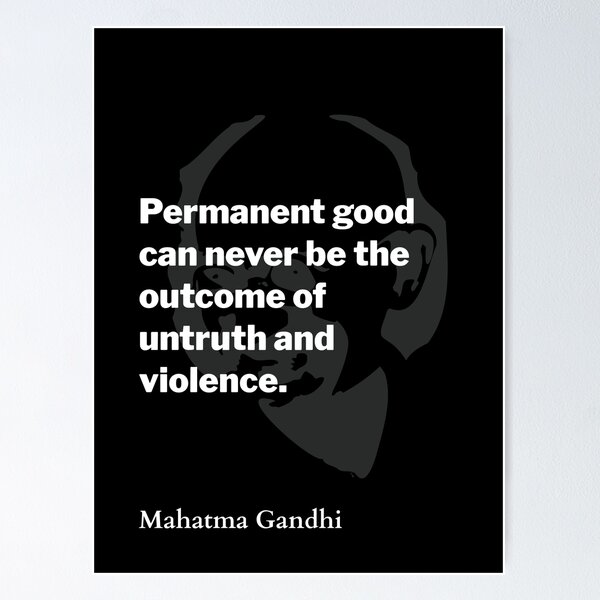 Item preview, Great words of Ghandi designed and sold by HumanQuoteLand.