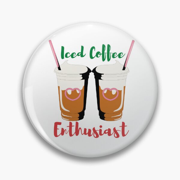 Item preview, Iced Coffee Enthusiast Coffee Art Designs designed and sold by Manilyn0907.