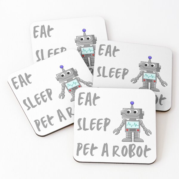 Item preview, Eat Sleep Pet a Robot designed and sold by EngineersArt.