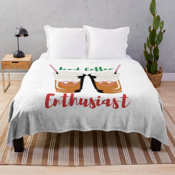 Item preview, Iced Coffee Enthusiast Coffee Art Designs designed and sold by Manilyn0907.