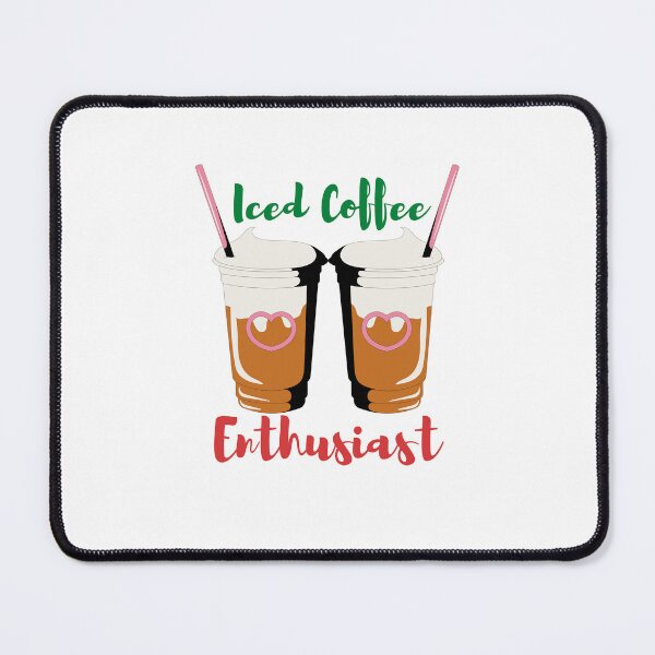 Item preview, Iced Coffee Enthusiast Coffee Art Designs designed and sold by Manilyn0907.