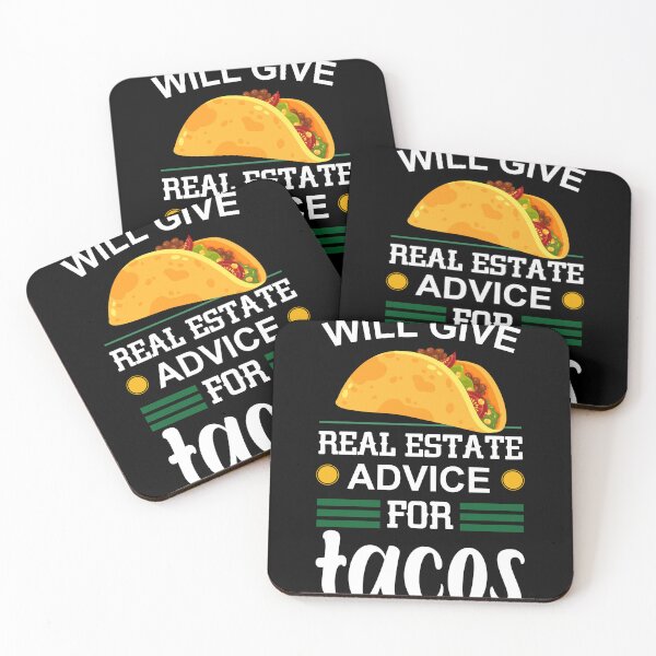Item preview, will give real estate advice for tacos designed and sold by Mehdi Art.