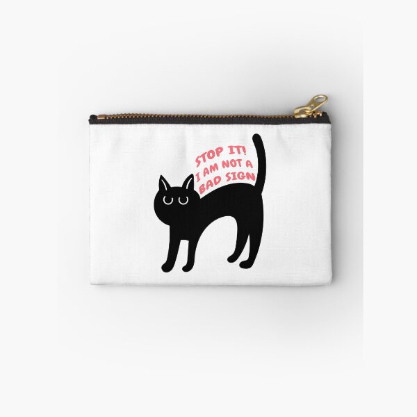 Item preview, I Am Not A Bad Sign - funny black cat designed and sold by MOONINSPIRATION.