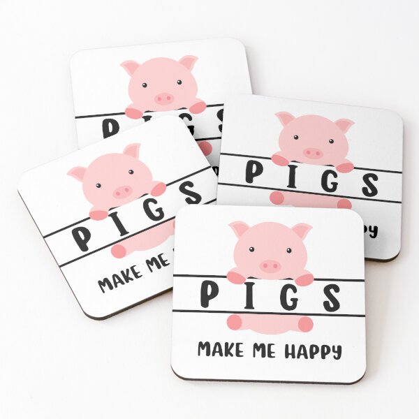 Item preview, Pigs Make Me Happy designed and sold by AngelikaC04.