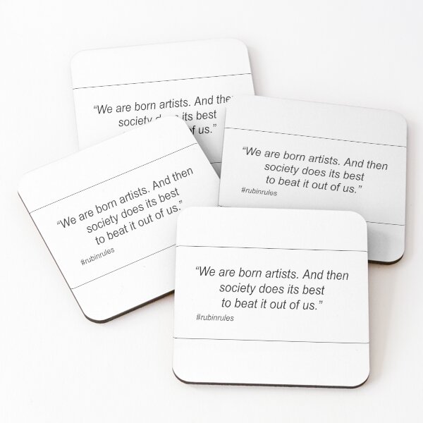 Item preview, Music Producer Quotes Rick Rubin Rules designed and sold by Bornint Designs.