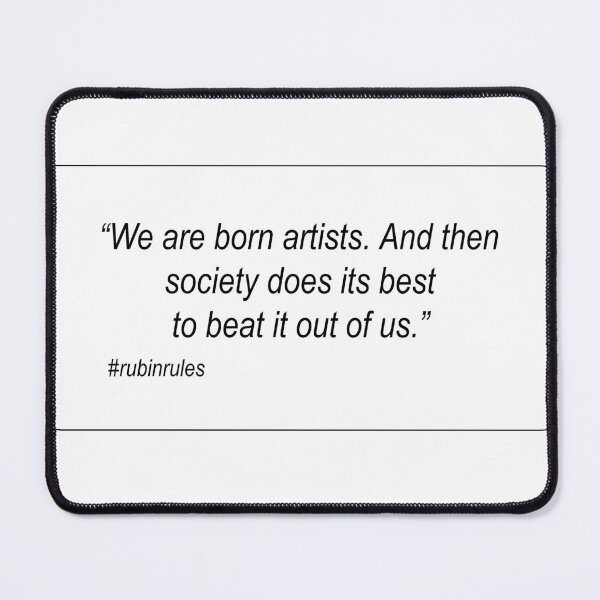 Artikelvorschau, Music Producer Quotes Rick Rubin Rules entworfen und verkauft von Bornint Designs.