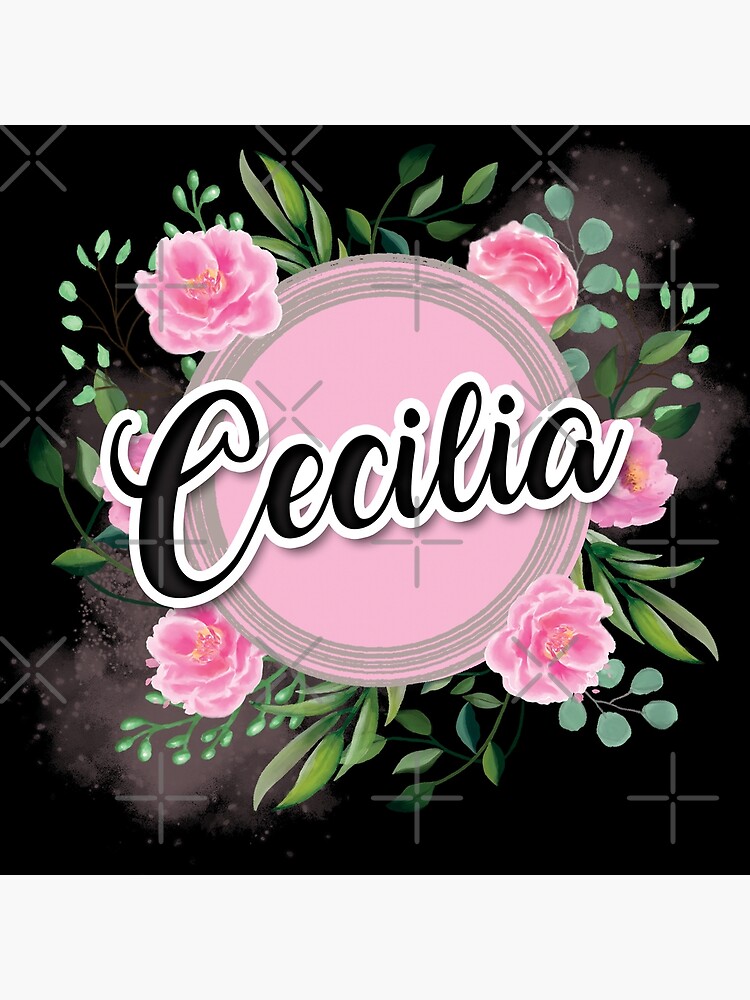 "Cecilia name" Poster for Sale by badinboow Redbubble