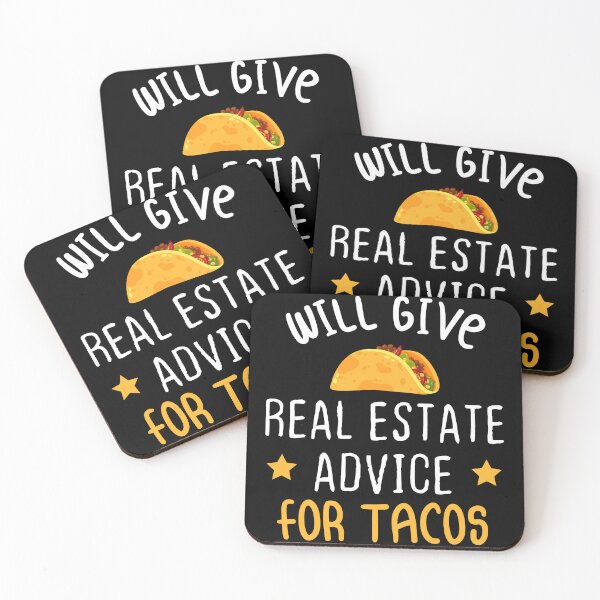Item preview, will give real estate advice for tacos designed and sold by Mehdi Art.
