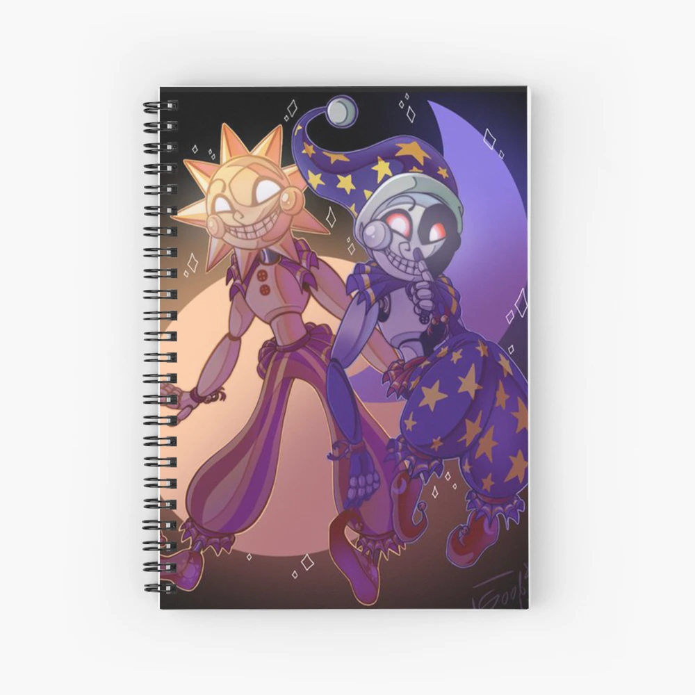 Main Animatronics: FNAF Security Breach Spiral Notebook 