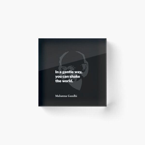 Item preview, Great words of Ghandi designed and sold by HumanQuoteLand.