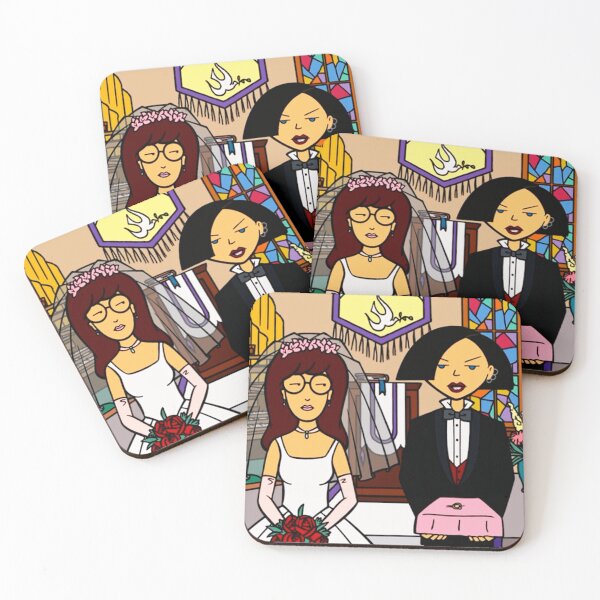 Item preview, Daria Morgendorffer and Jane Lane marriage art poster designed and sold by JuliaBeton.