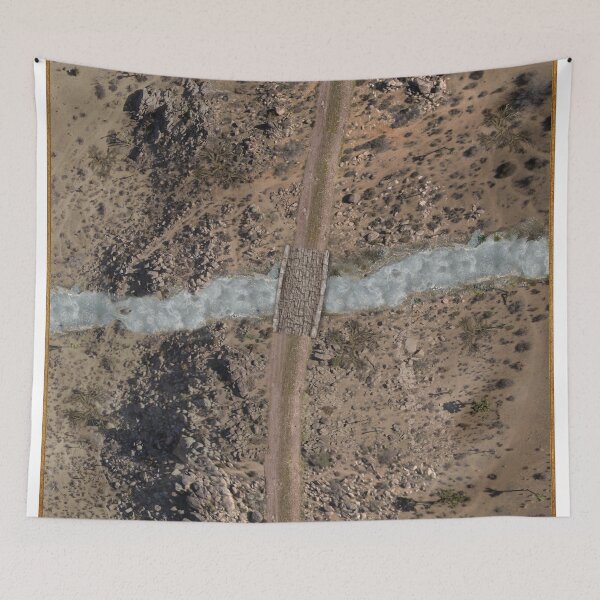 Item preview, Desert River Crossing Battle Map for Tabletop Gaming RPG Adventuring Miniatures designed and sold by Paul David Wilson.