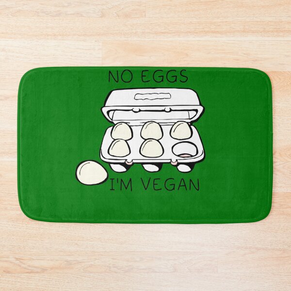 Item preview,  NO EGGS I'M VEGAN designed and sold by DiscoVibes.