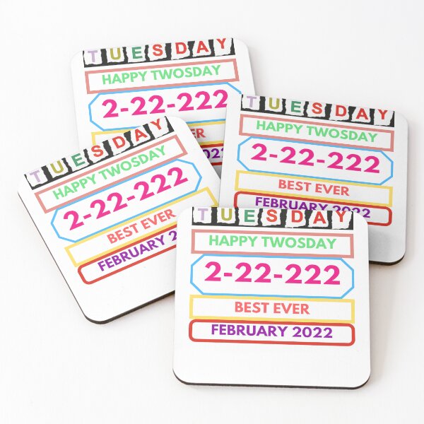 Item preview, TUESDAY 2-22-22 T-SHIRT DESIGN PRINT ON DEMAND  designed and sold by T-SHIRT DESIGN CLOSET.