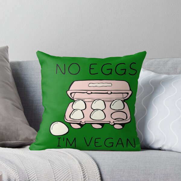 Item preview,   NO EGGS I'M VEGAN designed and sold by DiscoVibes.