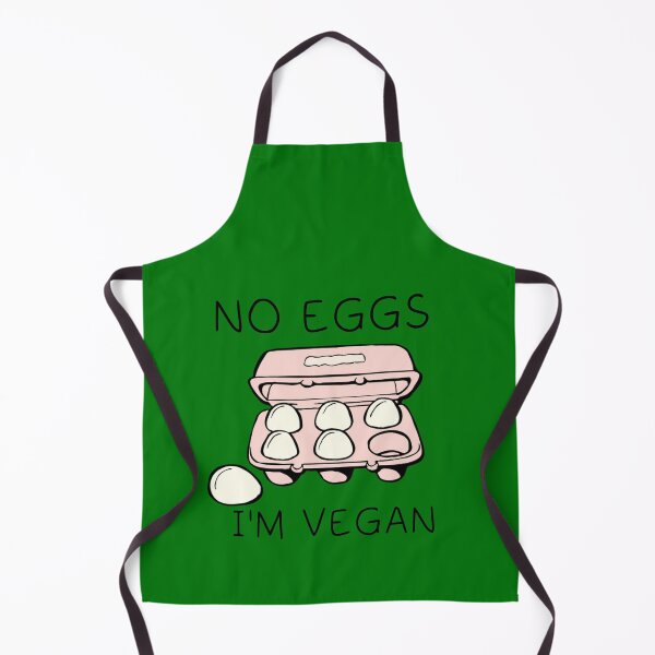 Item preview, NO EGGS I'M VEGAN designed and sold by DiscoVibes.