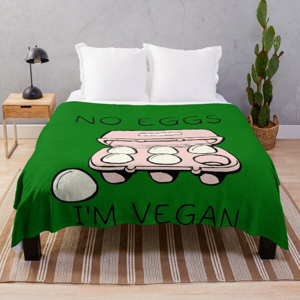 Item preview,   NO EGGS I'M VEGAN designed and sold by DiscoVibes.