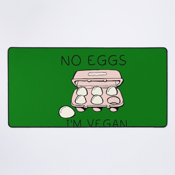Item preview,   NO EGGS I'M VEGAN designed and sold by DiscoVibes.
