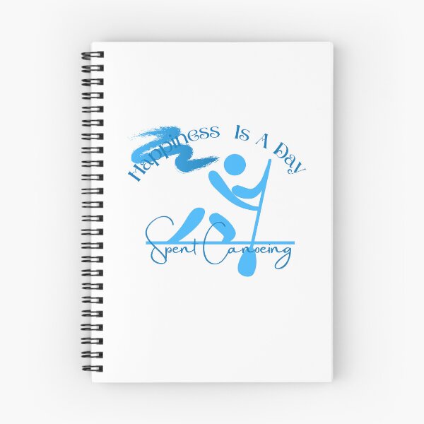 Item preview, happiness is a day spent canoeing designed and sold by artidesgn.