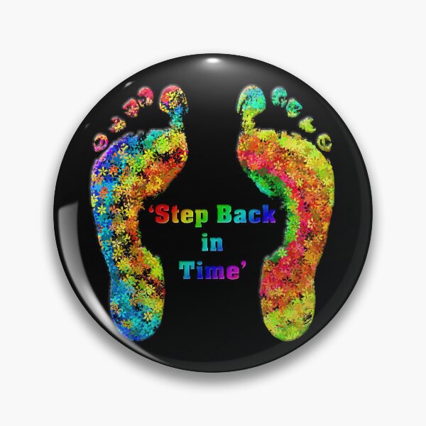 Item preview, Step Back In Time Colourful Rainbow Flower Feet  designed and sold by TigsArts.
