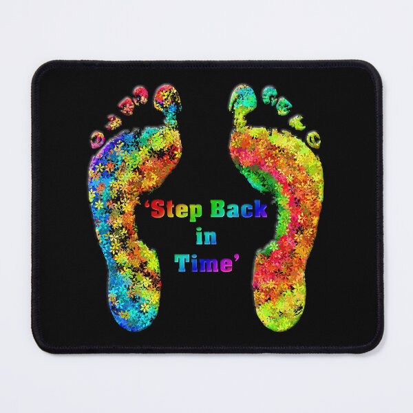 Item preview, Step Back In Time Colourful Rainbow Flower Feet designed and sold by TigsArts.