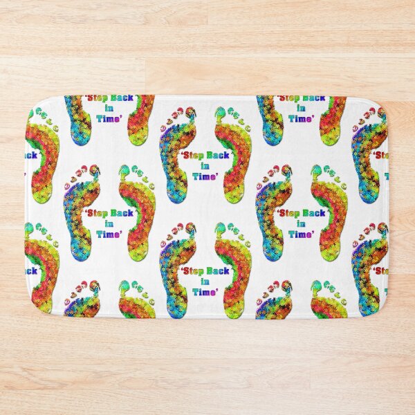 Item preview, Step Back In Time Colourful Rainbow Flower Feet  designed and sold by TigsArts.