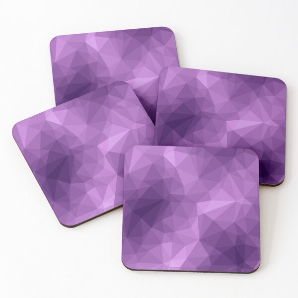 Item preview, Violet Low poly blue pattern designed and sold by ProfiTrollka.