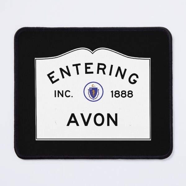 Item preview, Entering Avon Massachusetts - Commonwealth of Massachusetts Road Sign  designed and sold by NewNomads.