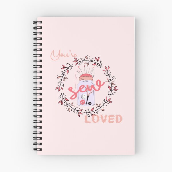 Item preview, You’re Sew Loved! (on Pink) designed and sold by PawsitiveMum.