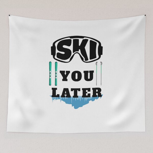 Item preview, Ski You Later Winter Sport Piste Skier designed and sold by Tig3rE.