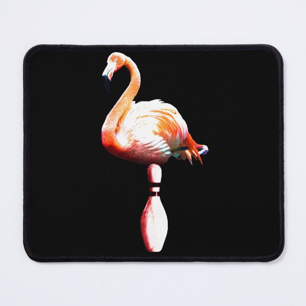 Item preview, Flamingo bowling player  designed and sold by Amirebdesign.