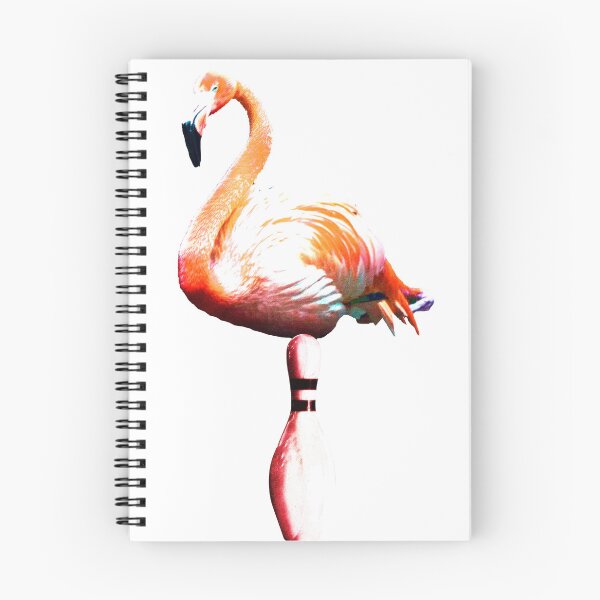 Item preview, Flamingo bowling player  designed and sold by Amirebdesign.